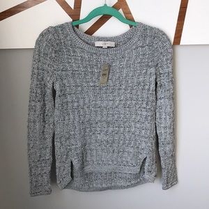 Ann Taylor LOFT gray sweater NWT size XSP